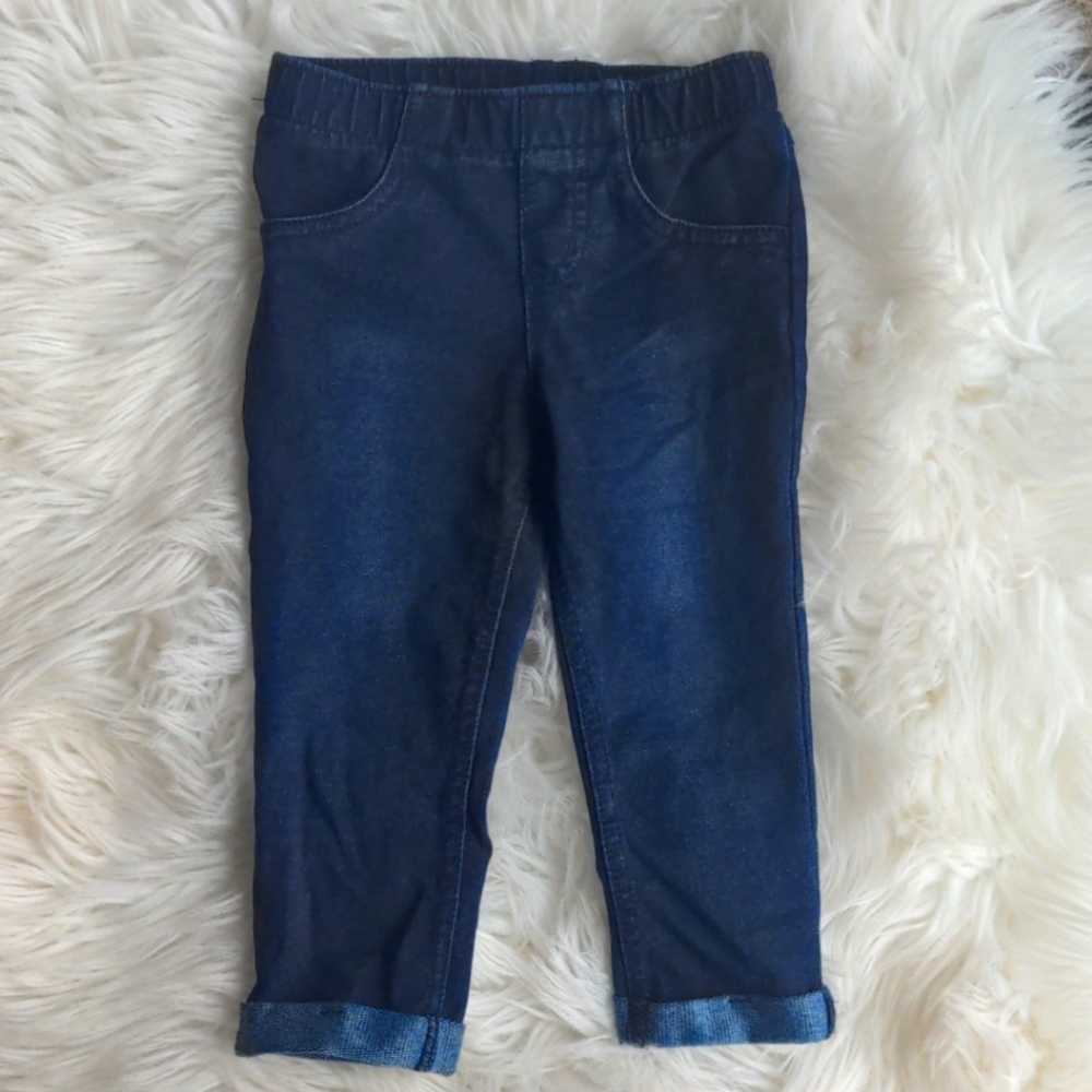 Jumping Beans dark wash denim. 18 month